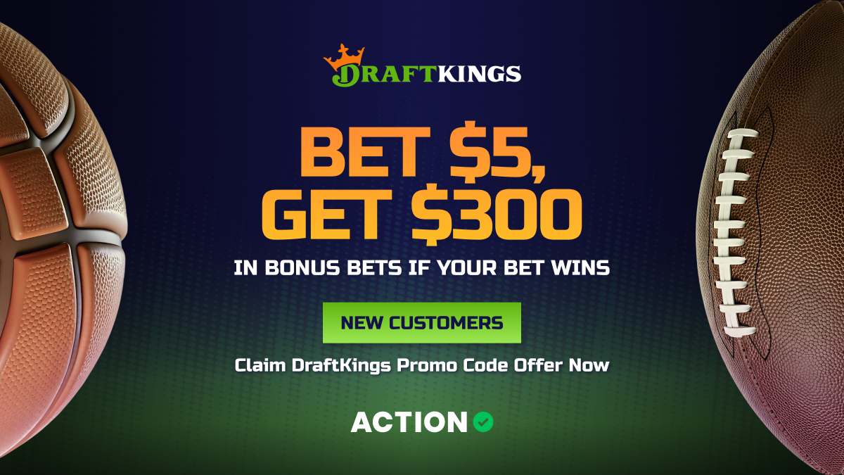DraftKings Promo Code: Upgraded $300 Bonus for Monday NBA Schedule, CFB, NFL Wild Card Weekend
