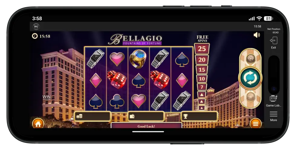 Best Slots on BetMGM Casino - Bellagio Fountains of Fortune
