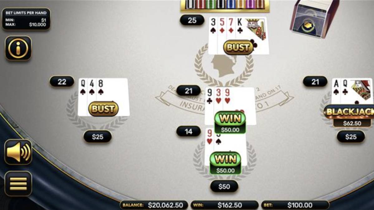an image displaying Caesars Palace Signature Multihand Blackjack Surrender in Michigan, an online casino market that is one of the most successful and lucrative in the country.