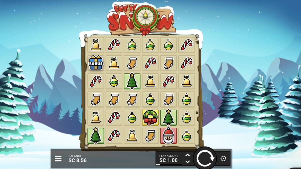 there's a winter storm warning for most of the country, so why not ride it out playing a game that will get you in the mood for the holidays again, it's called let it snow.