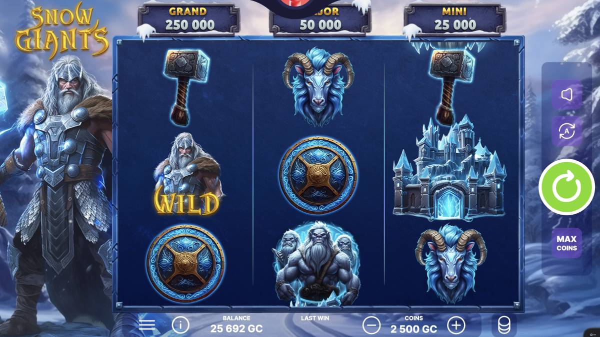 the winter storm that is gripping much of the country is keeping many people inside and wondering what to do, but playing the sweepstakes casino game Snow Giants is a great way to pass the time.