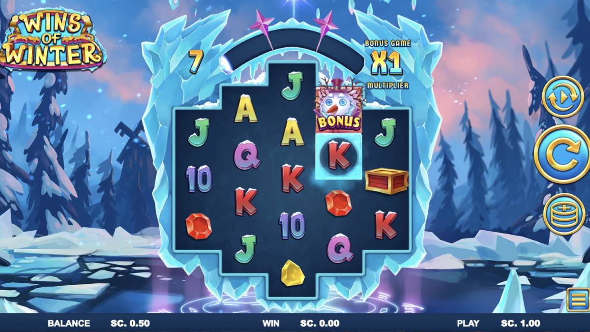 Cozy up indoors during a winter storm with Wins of Winter, a sweepstakes casino game set in a frosty wonderland.
