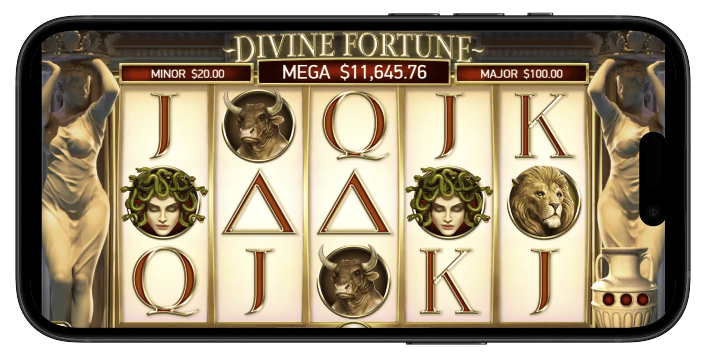 Divine Fortune Progressive Jackpot Slot