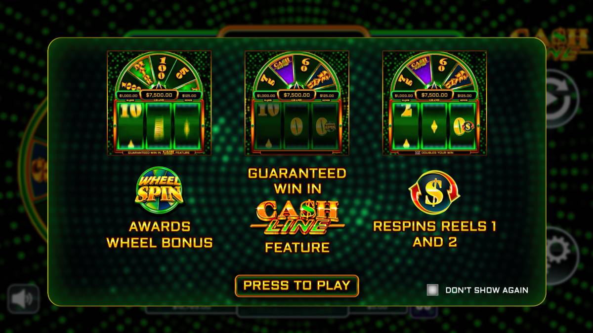 an image of Cashline, which is Caesars Entertainment new three-reel stepper slot created by Empire Creative™, the Company’s in-house game development studio