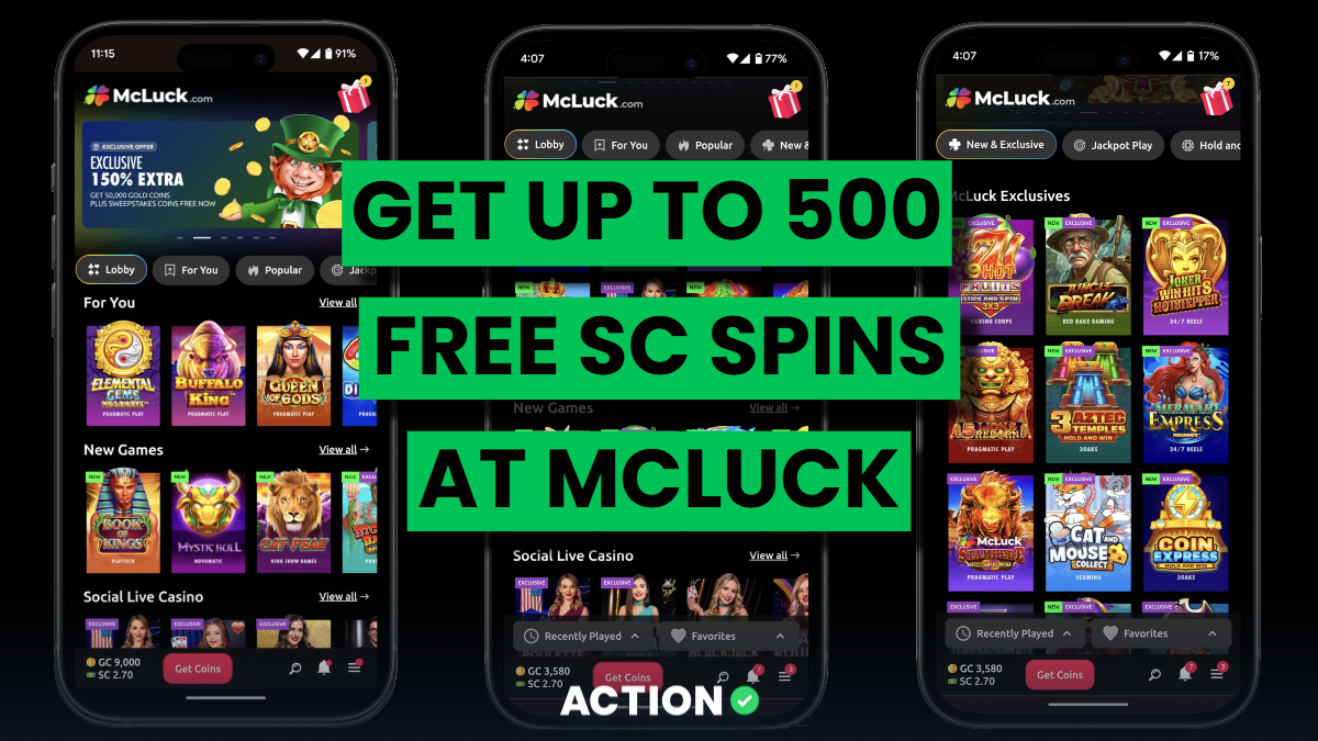 Spin up to 500 Free SC at McLuck With New Social Casino Sign Up Bonus! article feature image