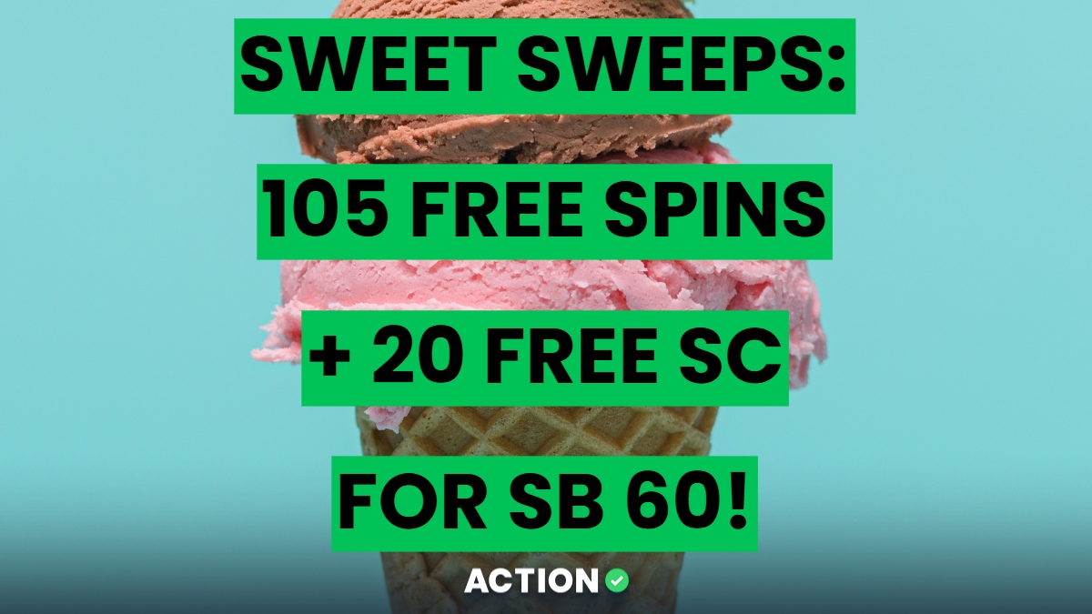 Sweet Sweeps Casino: Claim 105 Free Spins + 20 Free SC Ahead of SB 60!