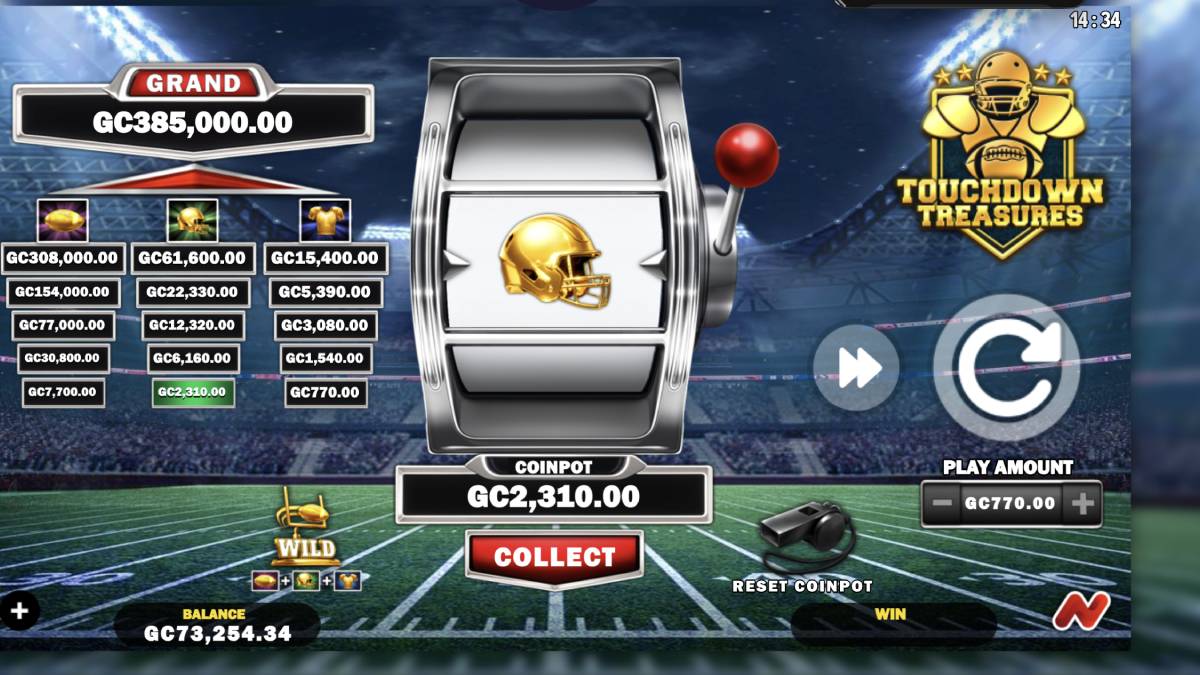 image of touchdown treasures s sweepstakes casino that is the only way to get ready for the super bowl in 2026.