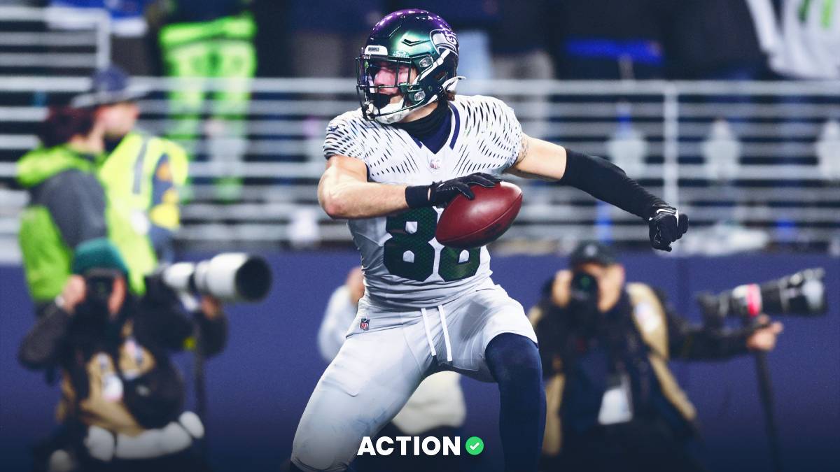 AJ Barner Super Bowl Player Props for Seahawks vs Patriots