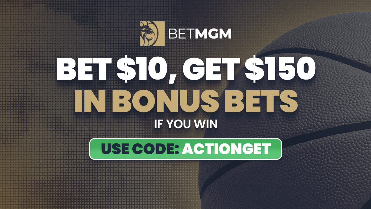 BetMGM Bonus Code ACTIONGET Offers $150 Seahawks vs. Patriots Betting Promo Image