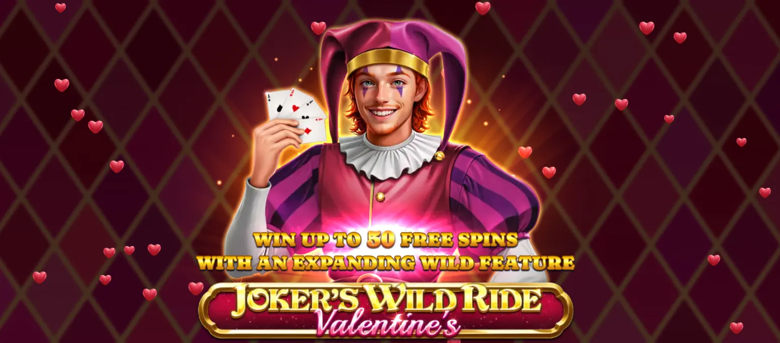 Joker's Wild Ride Valentine's Slot By Spinomenal