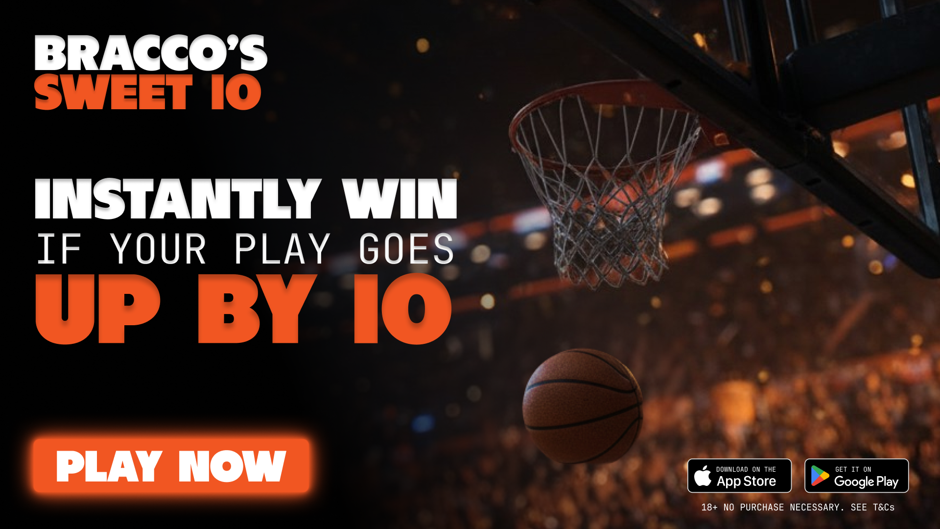 Bracco’s New “Sweet 10” Promo Offers Instant Payouts for 10-Point Leads in the Round of 16