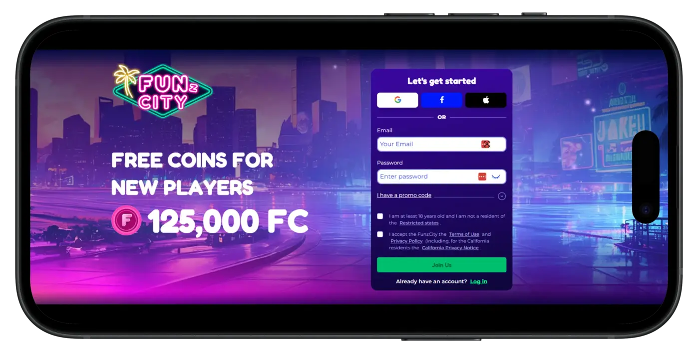 Play Free Slots With FunzCity Casino Promo Code