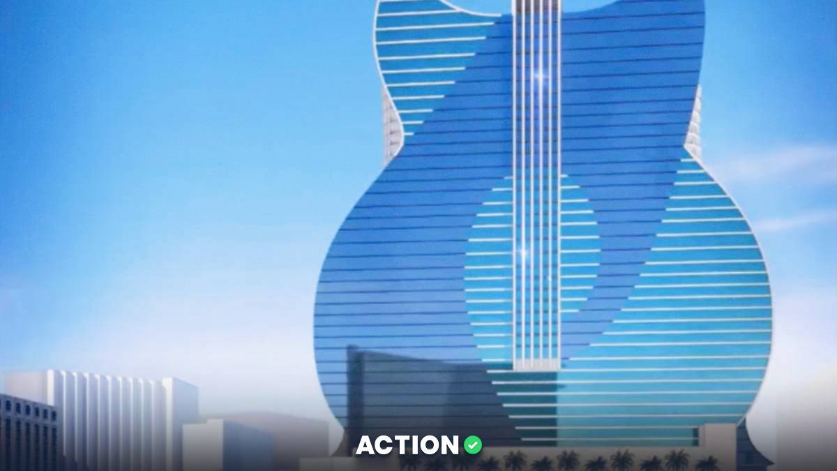 Innovative Hard Rock Guitar Hotel Las Vegas is Taking Shape