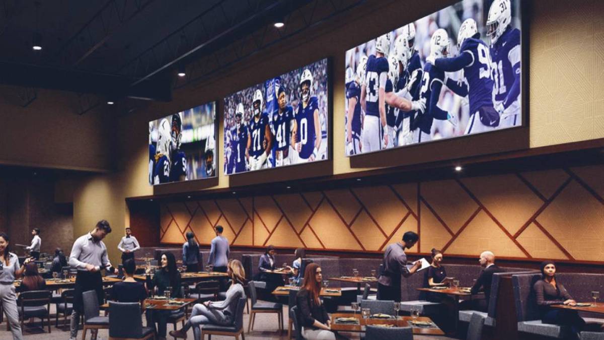 a picture of the the happy valley casino which will boost the local economy in state college by creating around 350 permanent jobs.