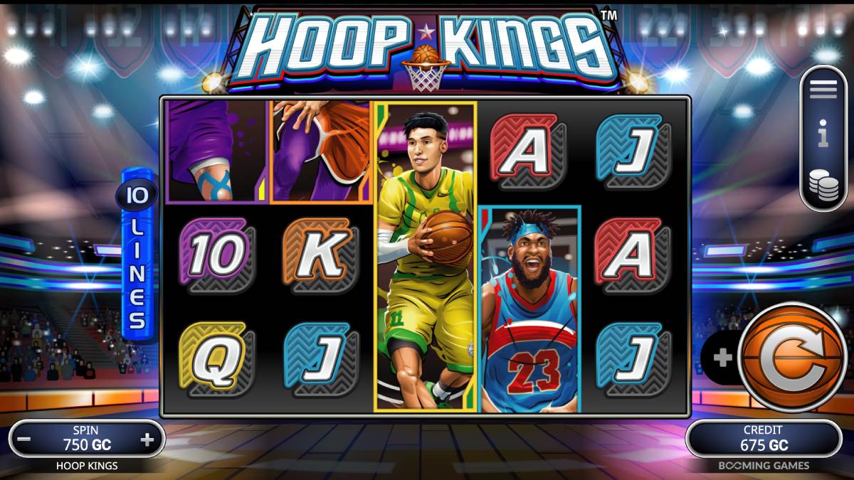 hoop kings is one of the basketball-themed games you will find at sweepstakes casinos online.