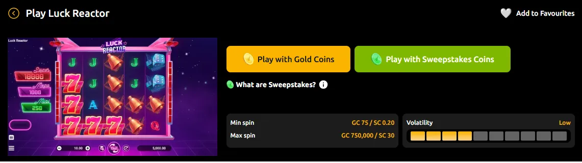 Jackpota Slots - Luck Reactor