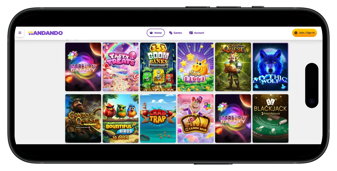 Get Free SC Coins at Wandando Casino