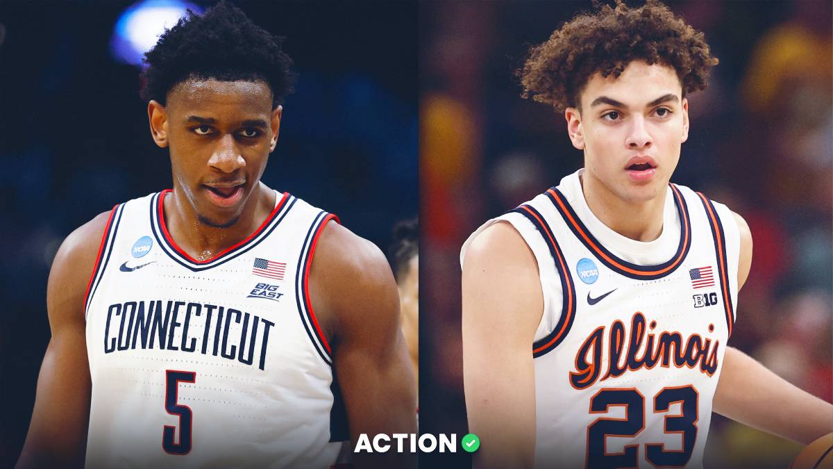 Our +165 Final Four Parlay for UConn vs Illinois Image