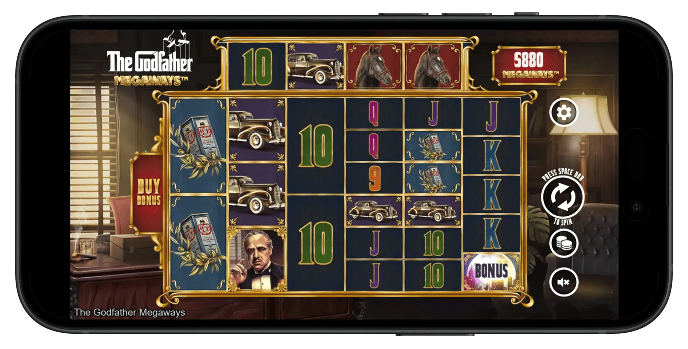 The Godfather Megaways Slots at Pulsz Social Casino