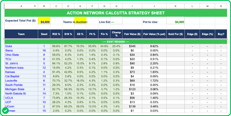 ncaa tournament calcutta spreadsheet