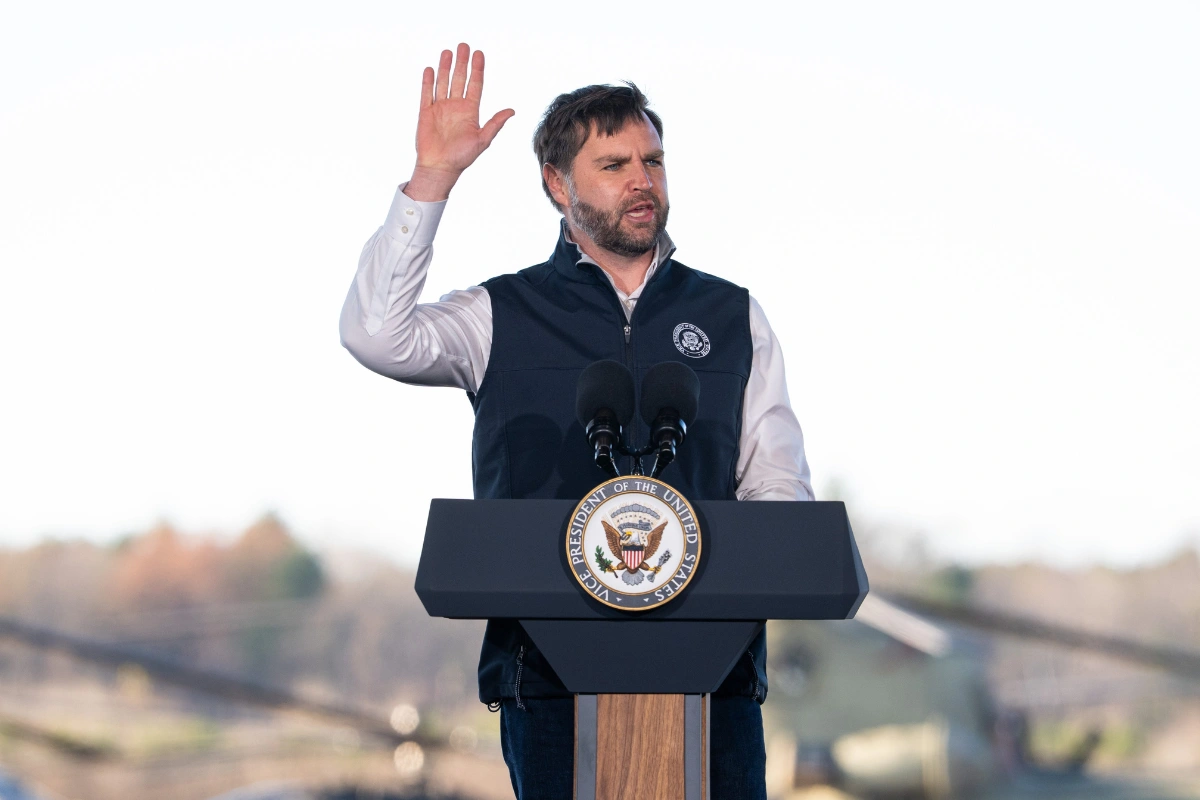 Vice President J.D. Vance speaks at Fort. Campbell Military Base