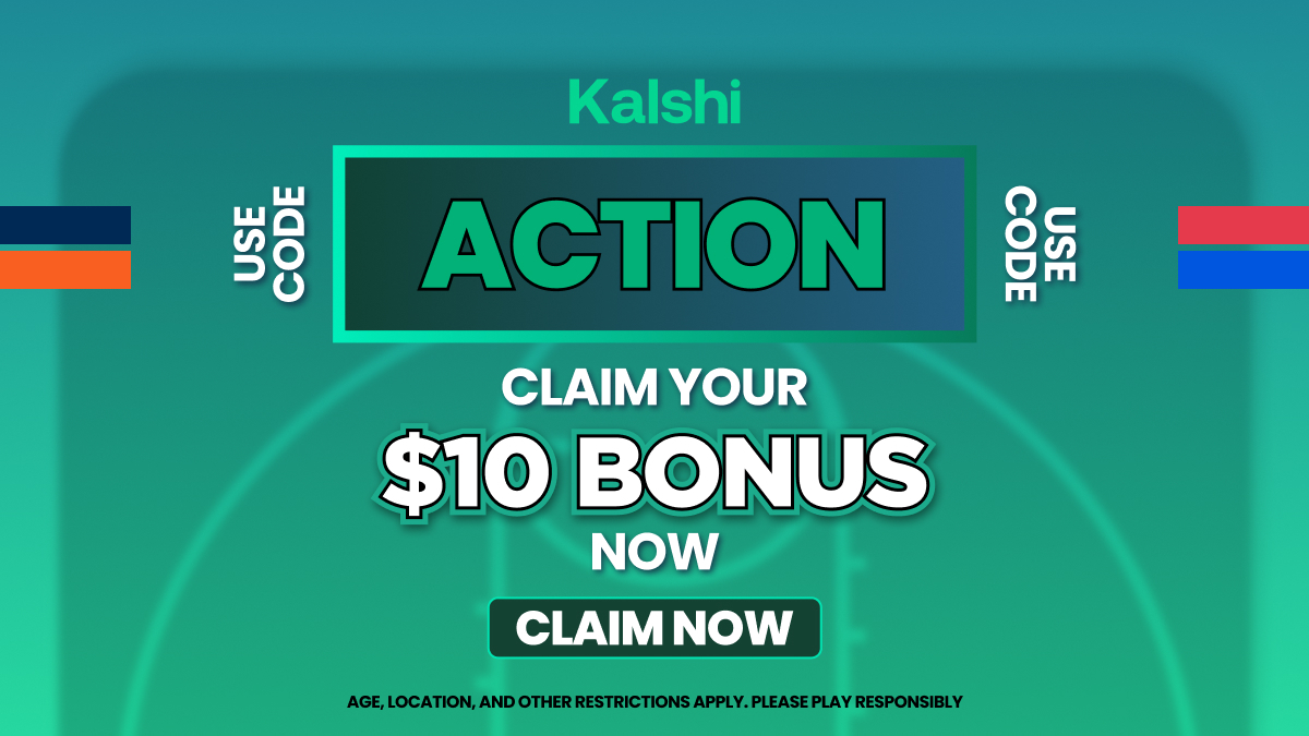 Kalshi Promo Code ACTION: $10 Bonus for Knicks vs. Hawks Image