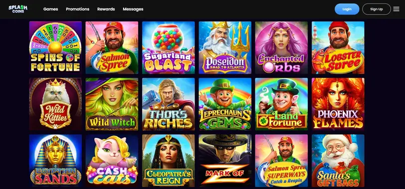 Splash Coins Casino Games