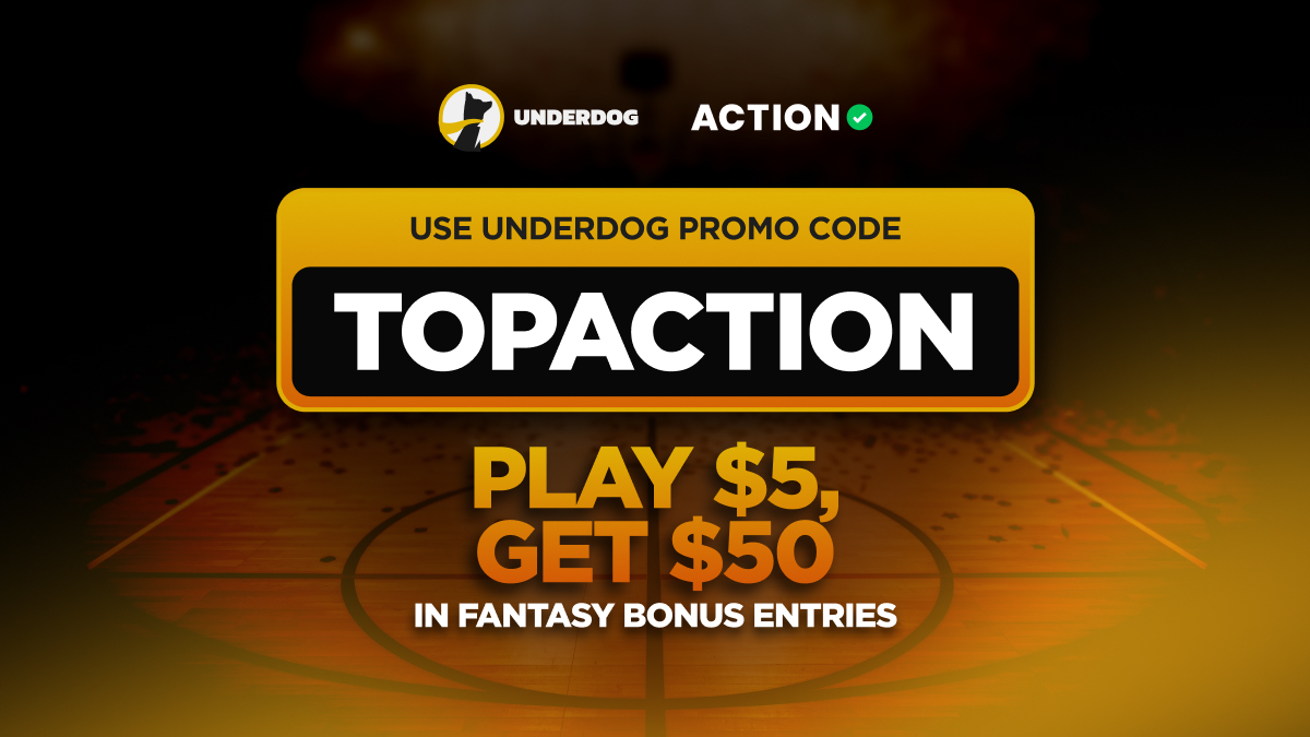 Underdog Promo Code TOPACTION: $50 Bonus for Monday Playoffs from Best NBA DFS Promo article feature image