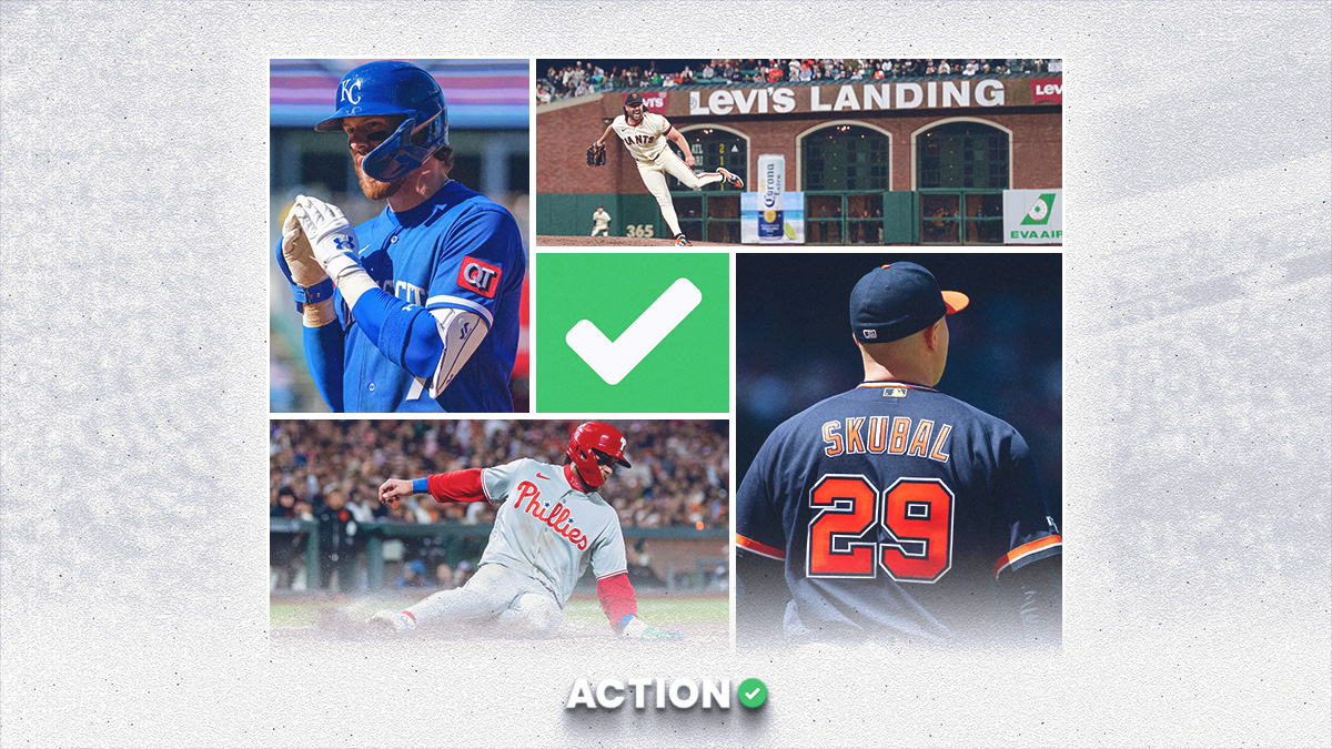 MLB Picks, Predictions, Props: 4 Bets Including Guardians-Royals & Giants-Phillies for Tuesday, April 7