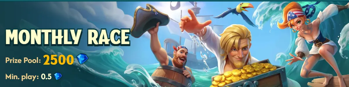 Big Pirate Casino Monthly Race
