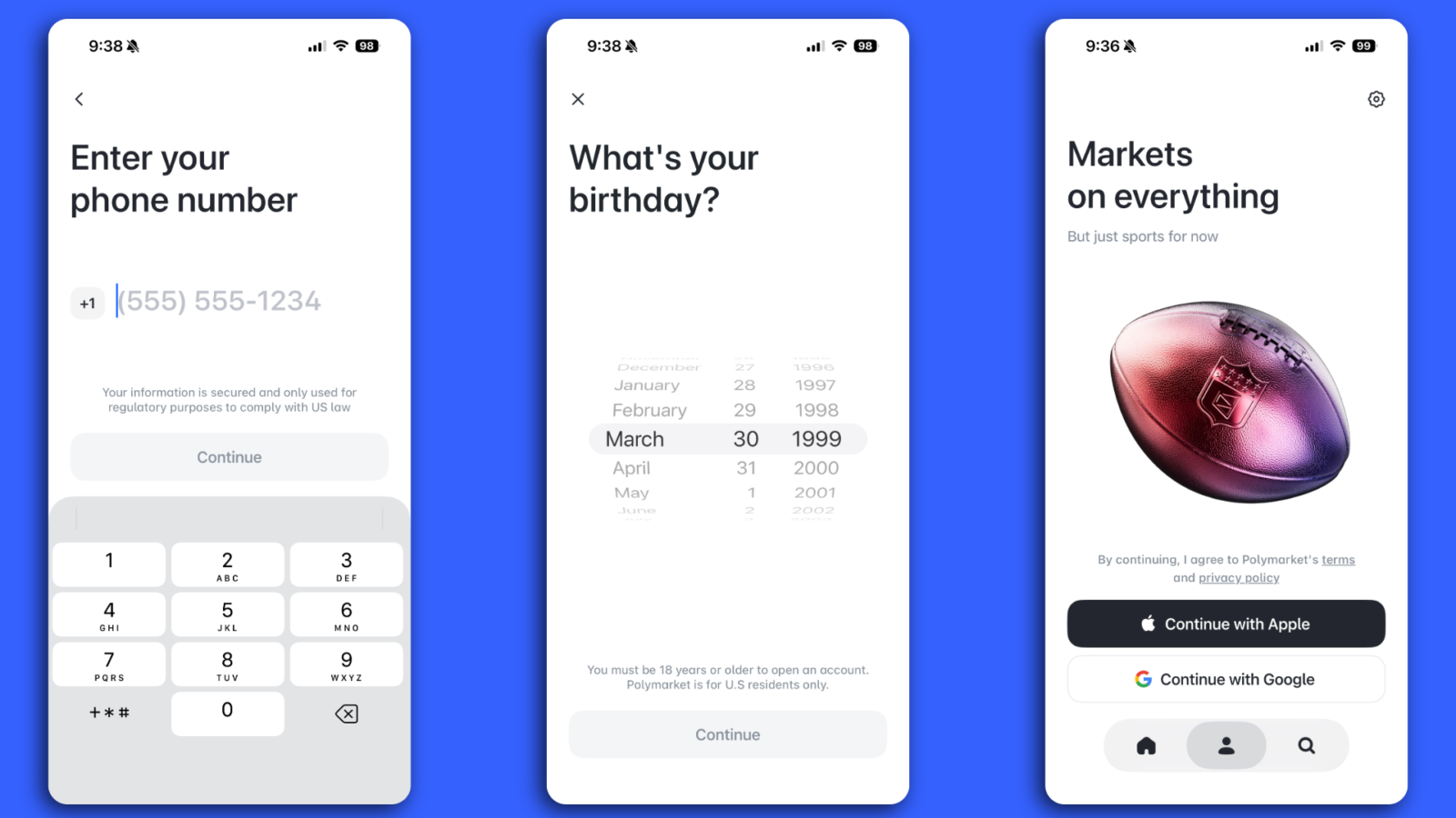 polymarket signup process after getting off waitlist 1