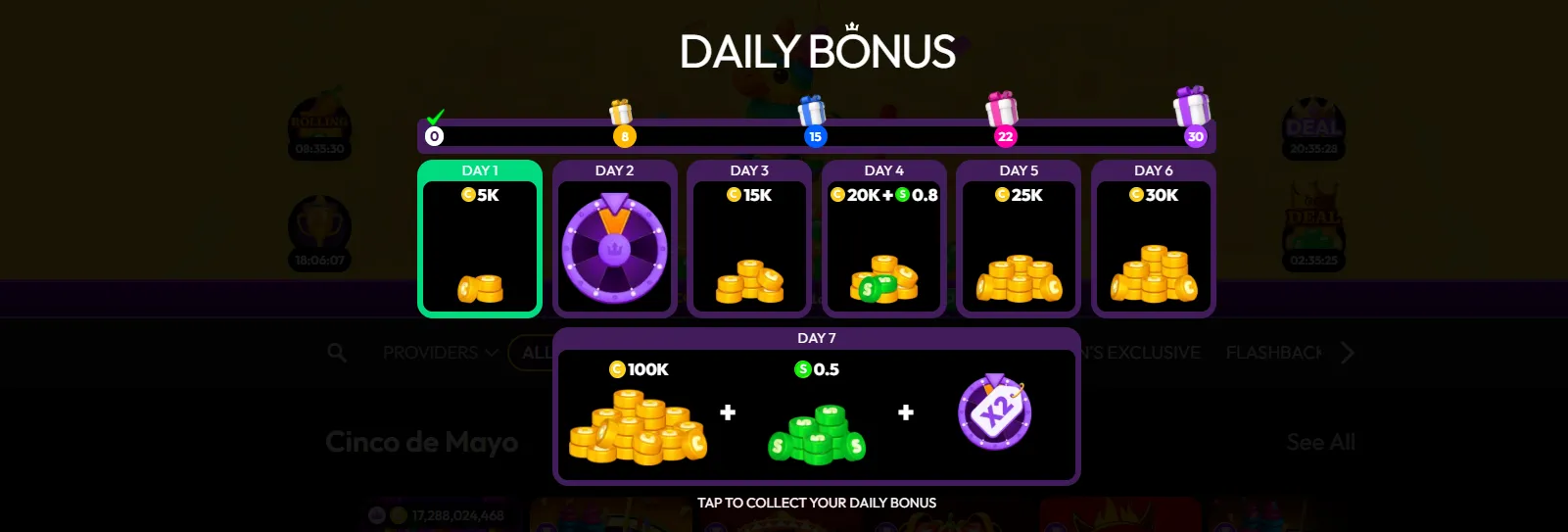 Crown Coins Casino Promo Codes For Existing Players - Daily Login Bonus