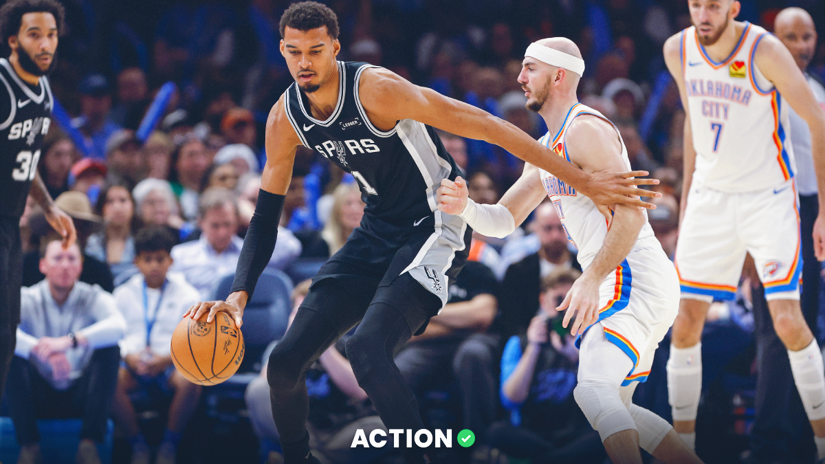NBA Game Leader Props for Victor Wembanyama (+220), Alex Caruso (+640), Jaylin Williams (+3100)