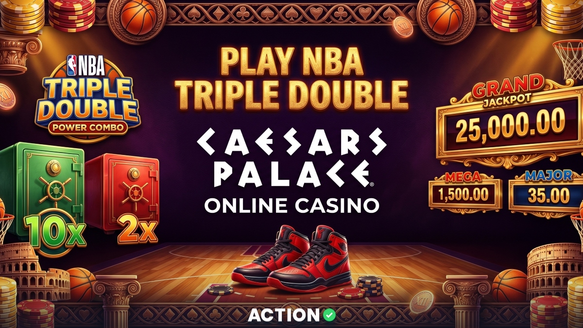 Play NBA Triple Double Real Money Slots at Caesars Palace Online Casino