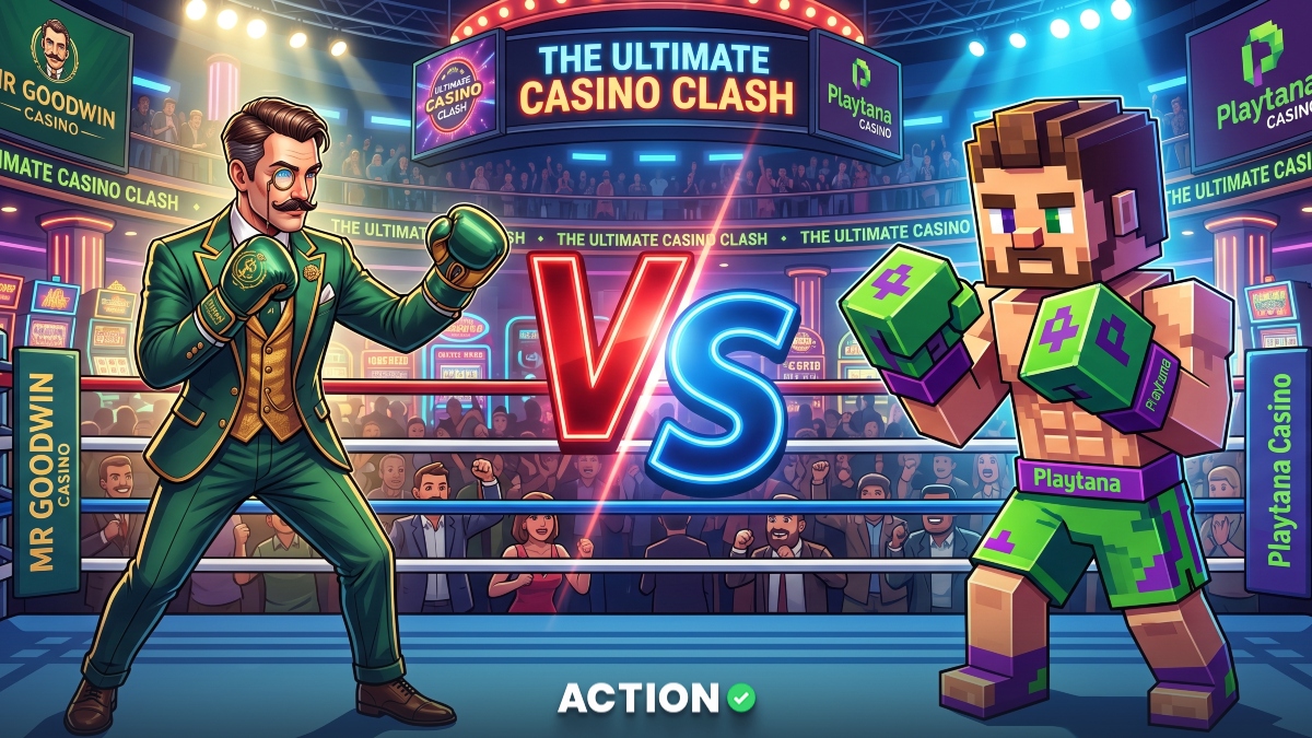 Playtana vs Mr Goodwin Casino - Sister Sweepstakes Casino H2H Comparison Image