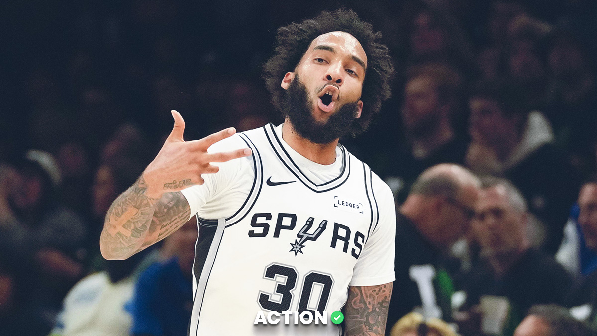 NBA Player Prop Bet: Our +155 Julian Champagnie Bet for Spurs vs Wolves Game 5
