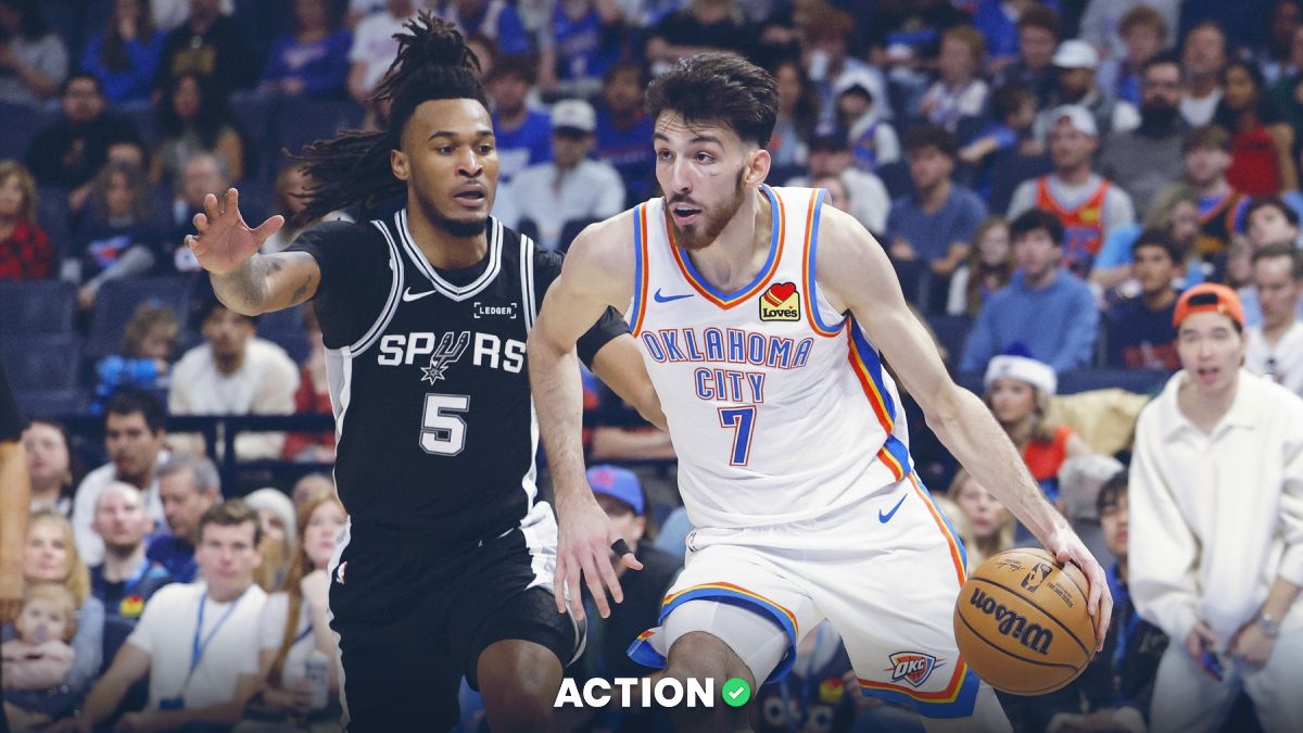 NBA Player Props for Chet Holmgren, Stephon Castle in Spurs vs Thunder Game 7