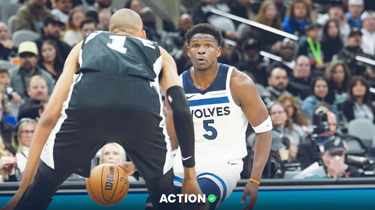 NBA Picks Tonight: 3 Props, +585 Parlay for Timberwolves vs Spurs