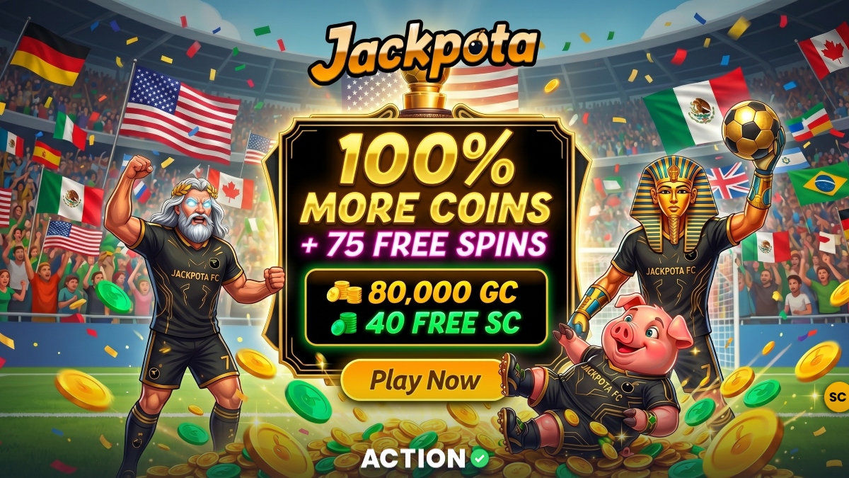 Claim Free SC Coins With New Jackpota Casino Sign Up Bonus!