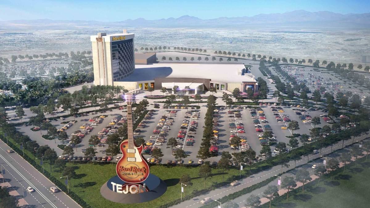 Aerial view of Hard Rock Casino Tejon in Kern County