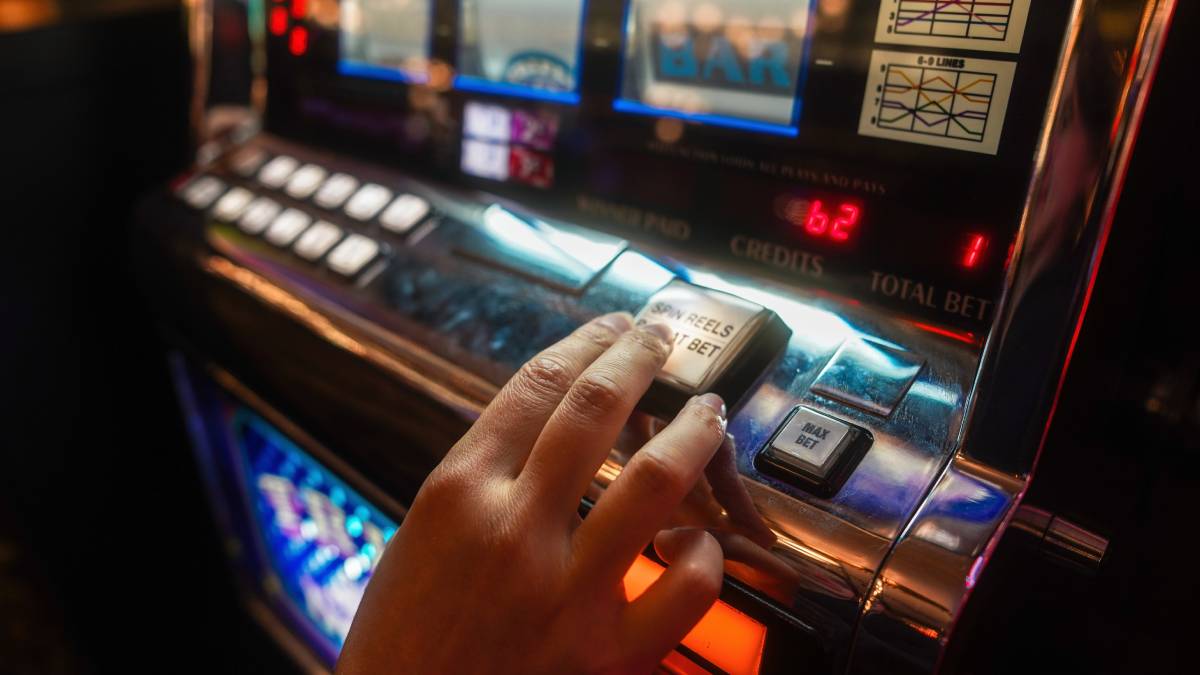 a penny slot machine in a las vegas casino