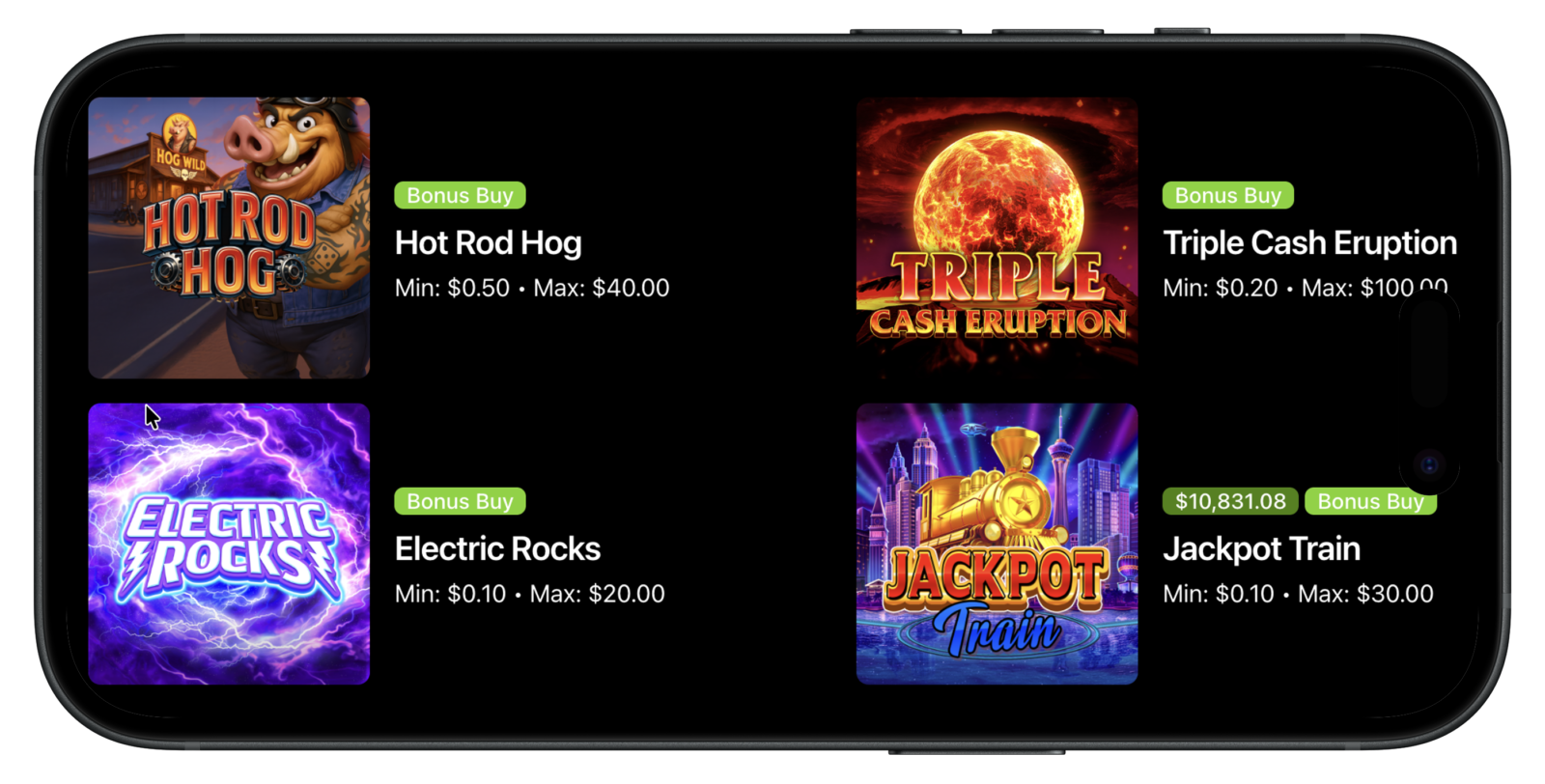 Bonus Buy slots library at Fanatics Casino