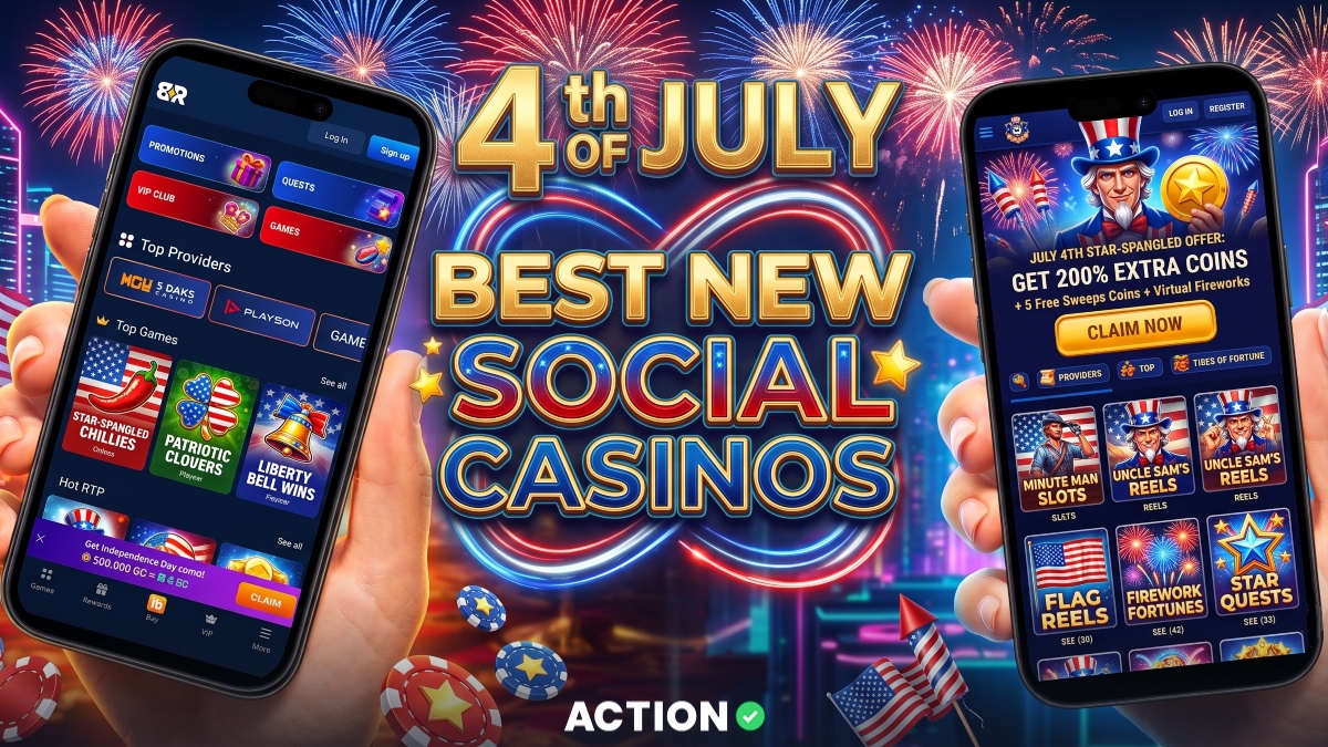 Best New Social Casinos to Try This Fourth of July Weekend (Best Brand New Sweeps Casinos)