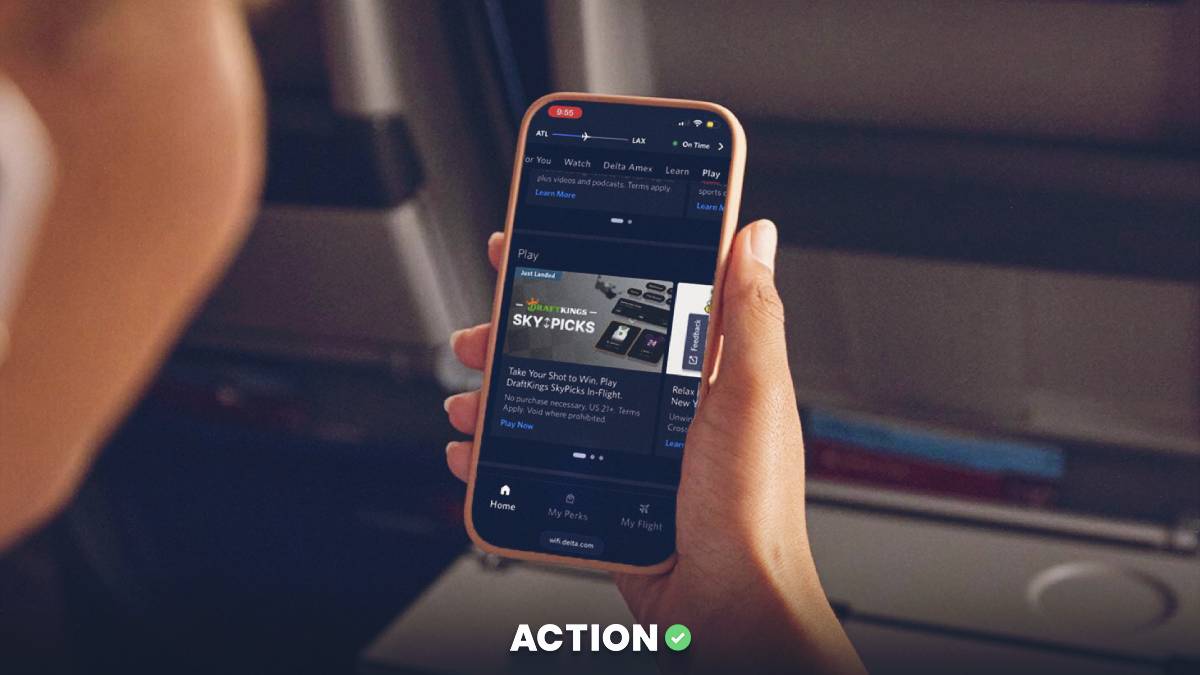 Delta Airlines and DraftKings Launch Free In-Flight Sports Prediction Game