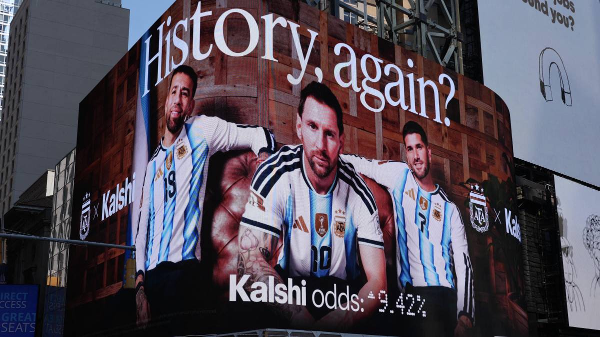 Kalshi World Cup betting volume chart surpassing 12 billion dollars