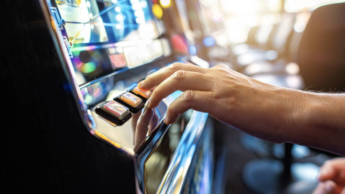 slot machines inside a Nevada convenience store gaming area