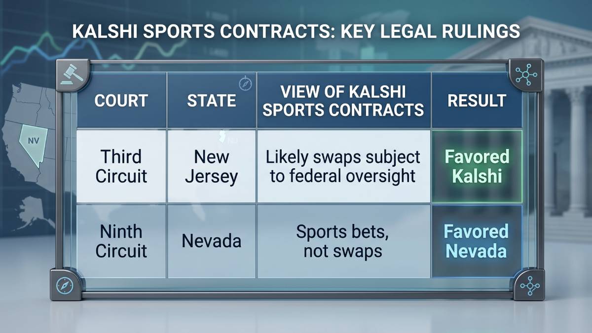 Ninth Circuit Court of Appeals ruling against Kalshi allows Nevada to enforce sports betting regulations on prediction market contracts