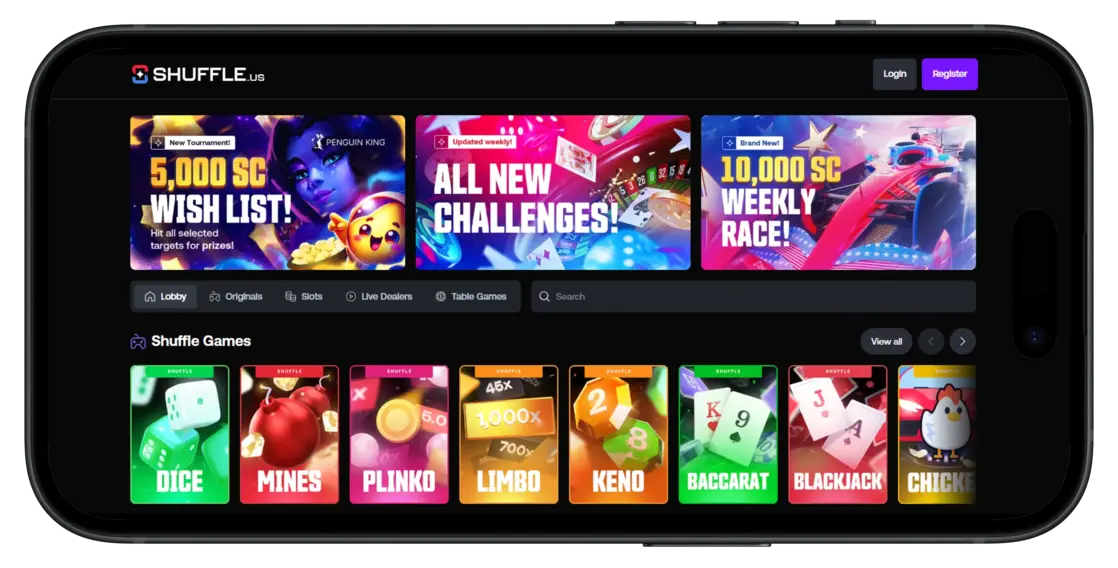 Shuffle.us Casino No Deposit Bonus