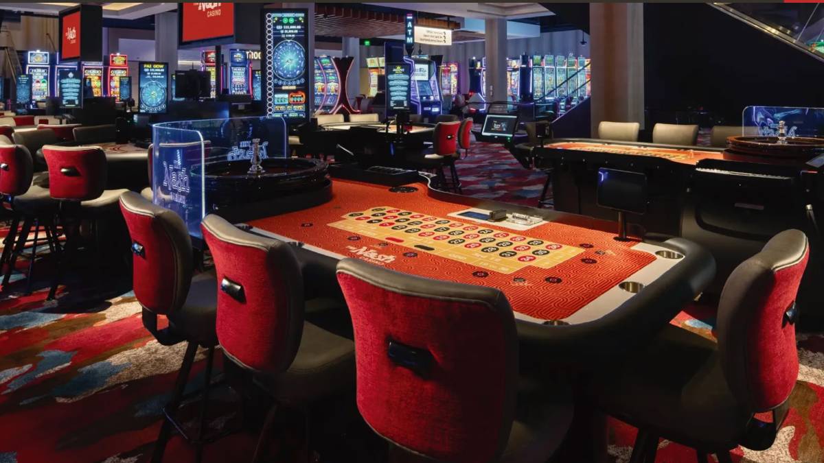 Players on the gaming floor at The Nash Casino in Nashua, New Hampshire