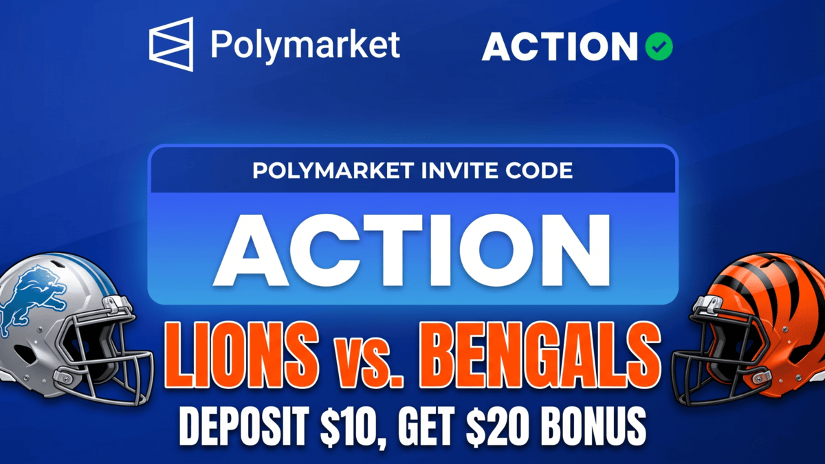 Polymarket Invite Code ACTION: Claim Your $20 Bonus for Lions vs. Bengals Preseason Kickoff